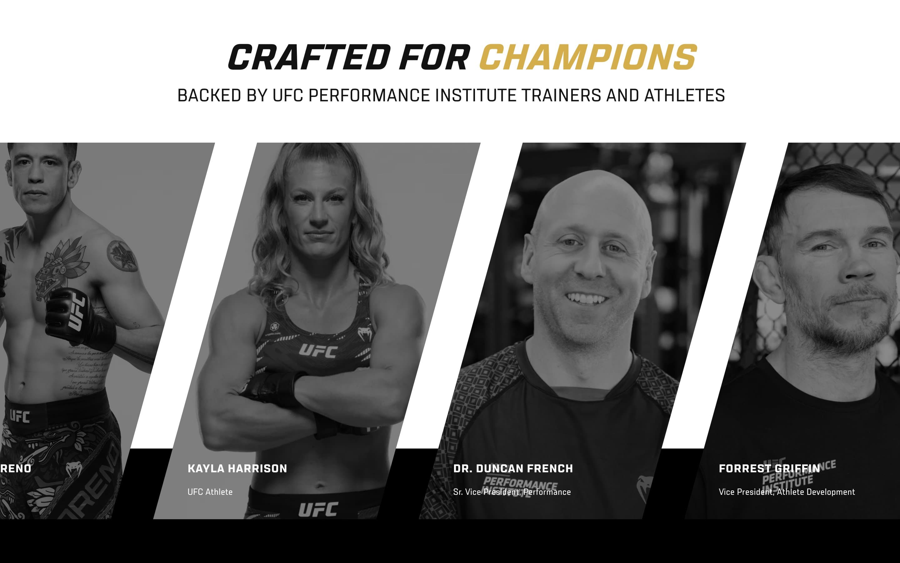 Crafted for champions: UFC Performance Institute trainers and athletes