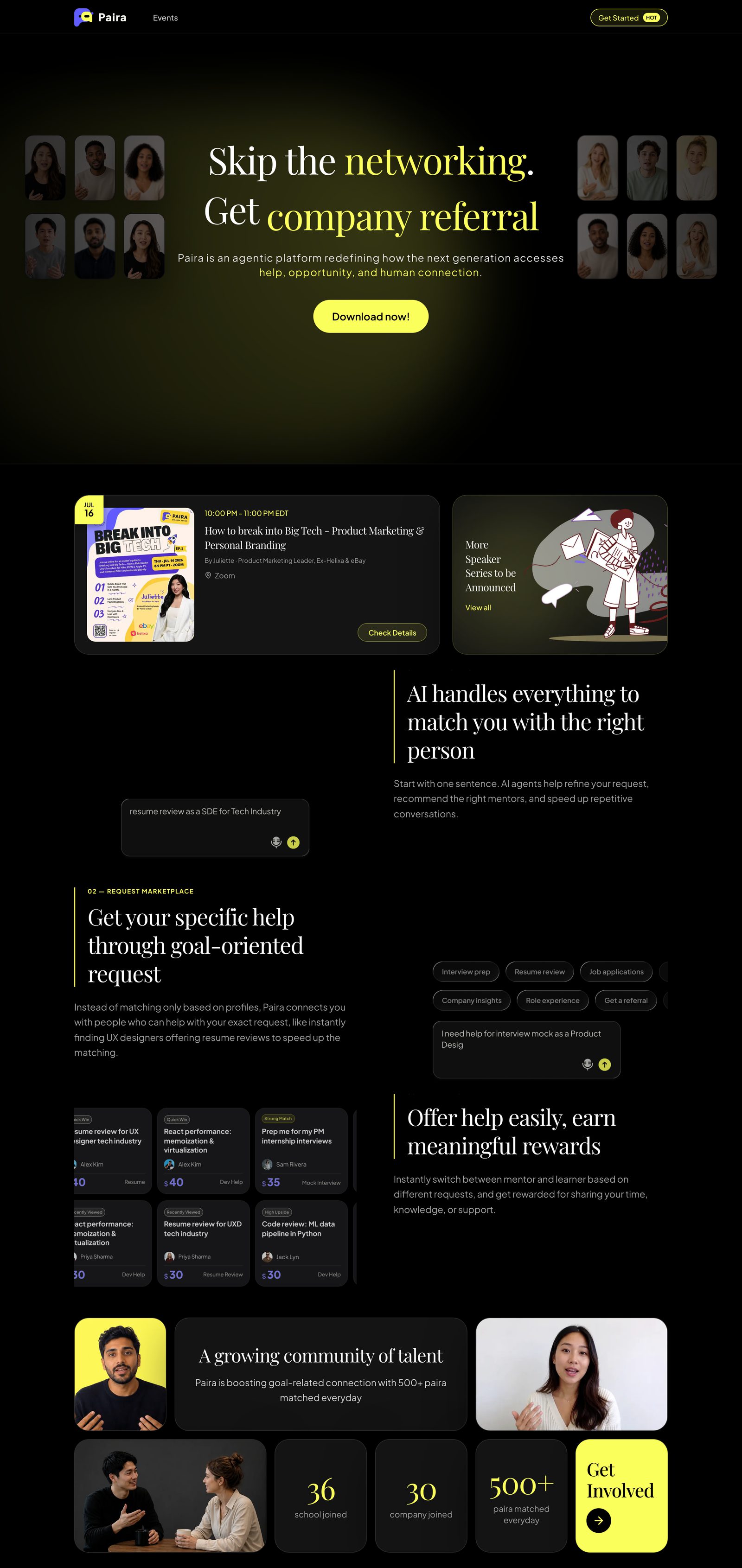 waitlist.paira.org, landing page
